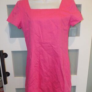 Vintage Lilly Pulitzer SS Pink Sheath Dress Size 6 Women's